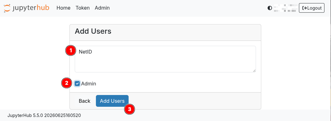 Screenshot showing the checkbox and button